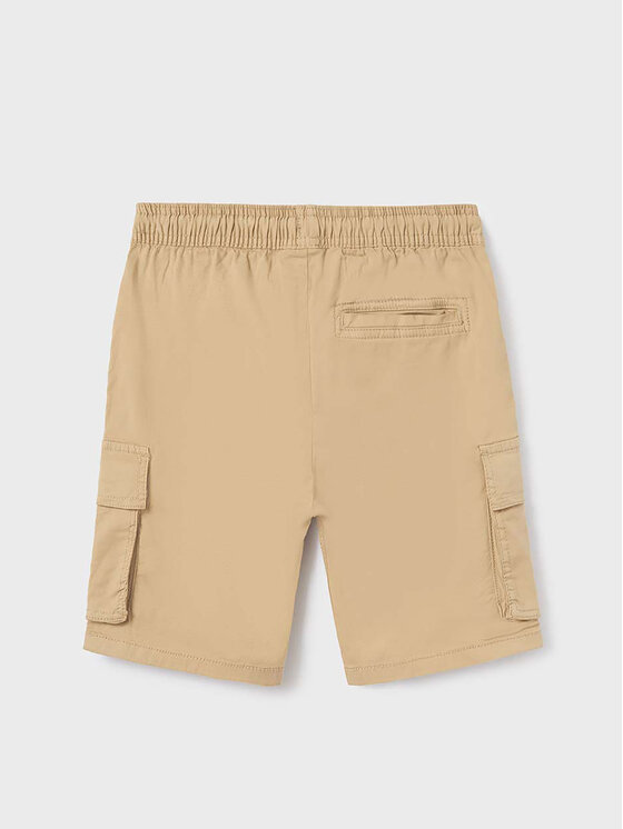 Mayoral Mayoral Pantaloncini di tessuto 6256 Beige