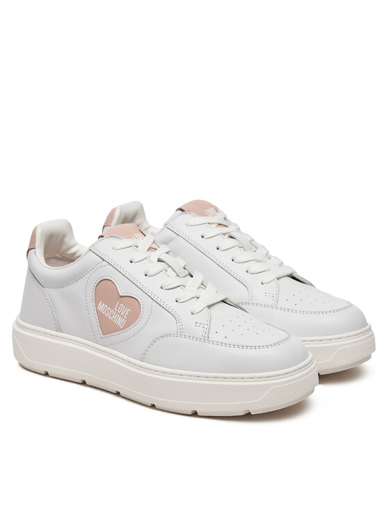 LOVE MOSCHINO LOVE MOSCHINO Sneakersy JA15154G1MIA110B Biały