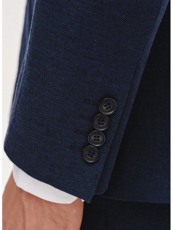 Pako Lorente Pako Lorente Marynarka P25SF-3G-021 Granatowy Slim Fit