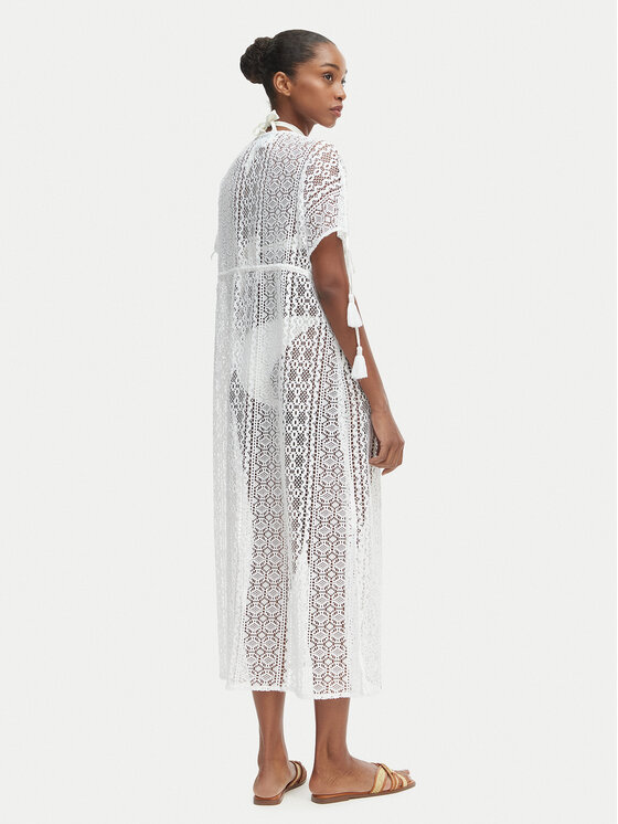 Iconique Iconique Strandkleid Temptation IC26-119 Weiß Regular Fit