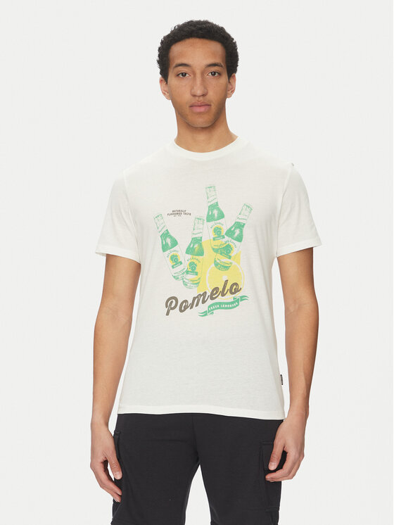 Blend T-shirt 20718263 Bianco Regular Fit, taglia : L