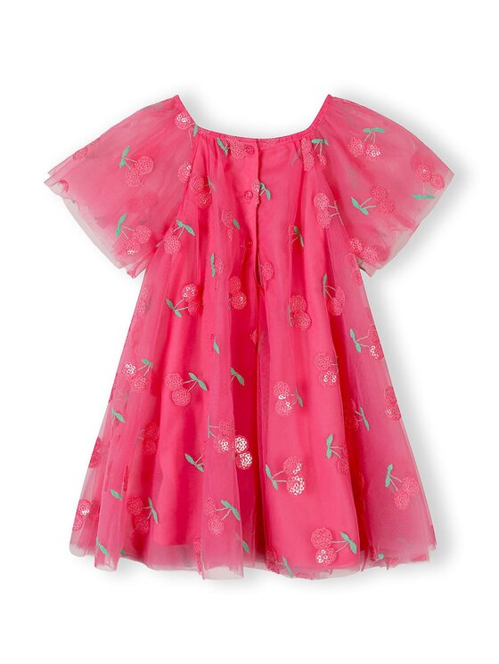 minoti minoti Sukienka elegancka 30DRESS116 Różowy Regular Fit