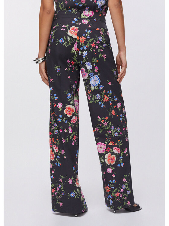 Liu Jo Liu Jo Pantaloni di tessuto CA6358T589AP9631 Nero Regular Fit