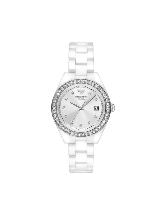 Emporio Armani Uhr Leo AR70014 Silberfarben Modivo