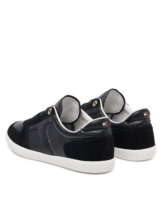 Tommy Hilfiger Tommy Hilfiger Laisvalaikio batai Th Tribeca Sneaker Premium FW0FW09483 Juoda