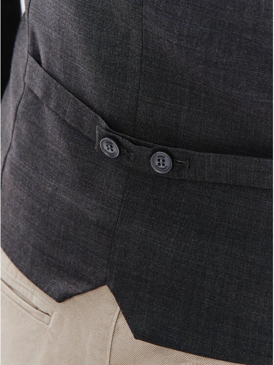 Pako Lorente Pako Lorente Kamizelka P24WF-8X-001 Szary Slim Fit