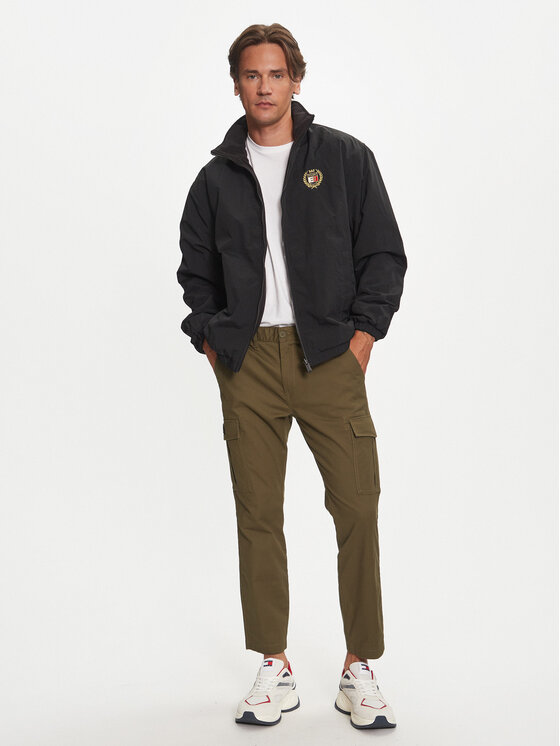 Tommy Jeans Tommy Jeans Μπουφάν μεταβατικό DM0DM19643 Μαύρο Regular Fit