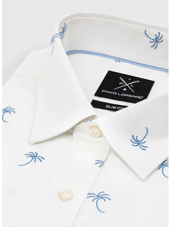 Pako Lorente Pako Lorente Koszula P23SF-1X-015 Biały Slim Fit