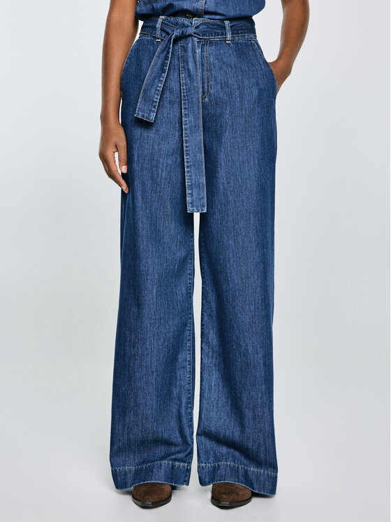 BIG STAR BIG STAR Jeansy JULII Niebieski Wide Fit