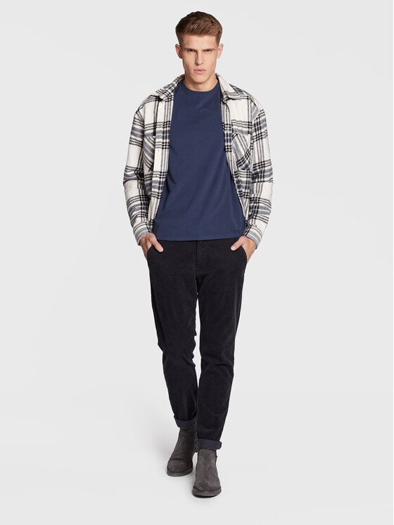 Blend Blend T-krekls Dinton 20714824 Tumši zils Regular Fit