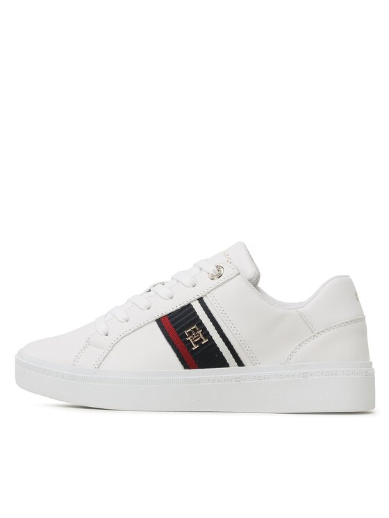 Tommy Hilfiger Tommy Hilfiger Snīkeri Corp Webbing FW0FW07379 Balts