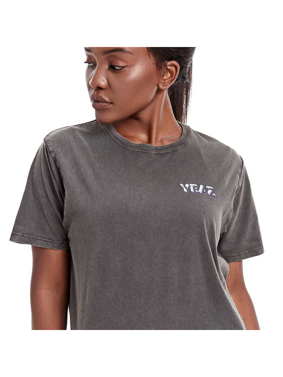 Yeaz Yeaz T-Shirt CHAWLAY T-Shirt Szary Loose Fit