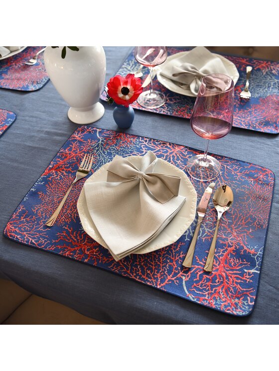 Roseberry Home Roseberry Home Bieżnik Seaweed Niebieski