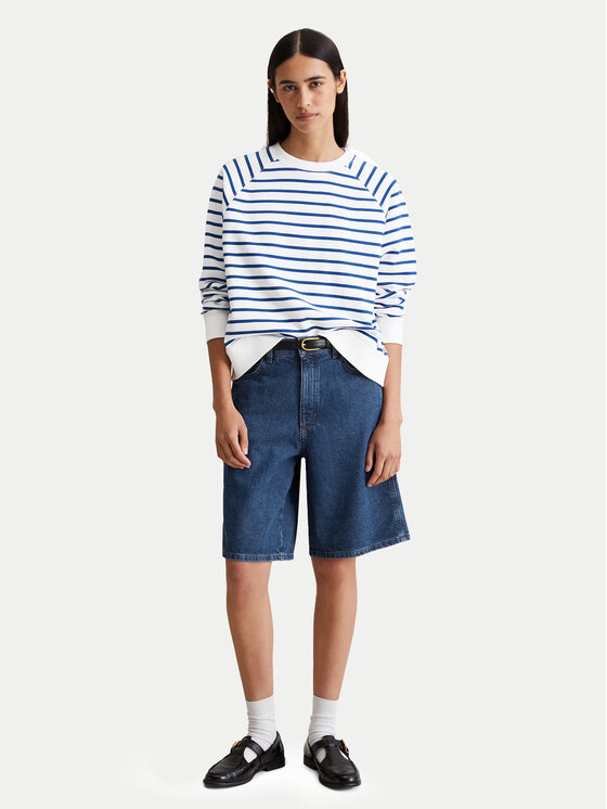 Marc O'Polo Denim Marc O'Polo Denim Majica dugih rukava 500 0006 574 Plava Oversize