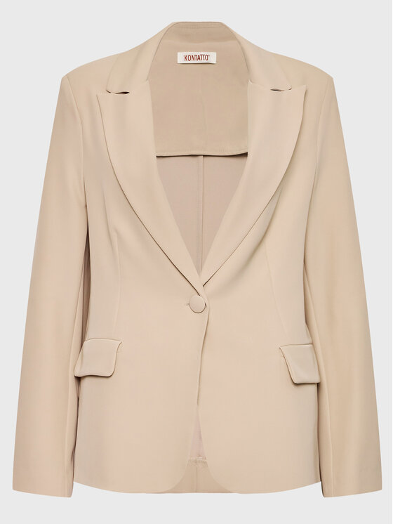 Kontatto Kontatto Sakko NO1000 Beige Regular Fit