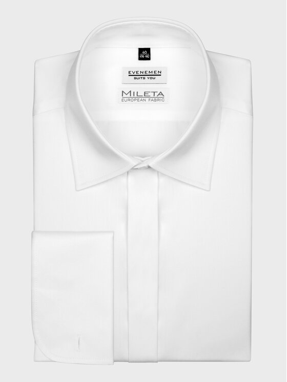 Evenemen Evenemen Koszula TARGO Biały Slim Fit