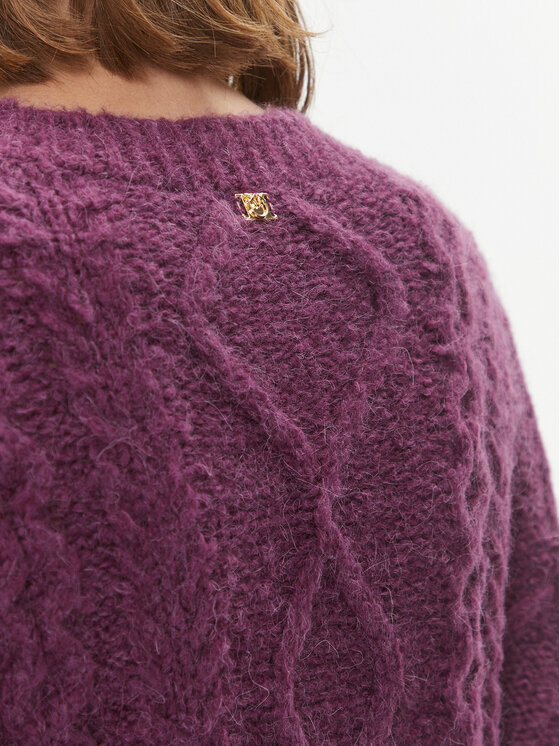 PINKO Pinko Πουλόβερ Ghepardo 102116 A1A6 Μωβ Oversize