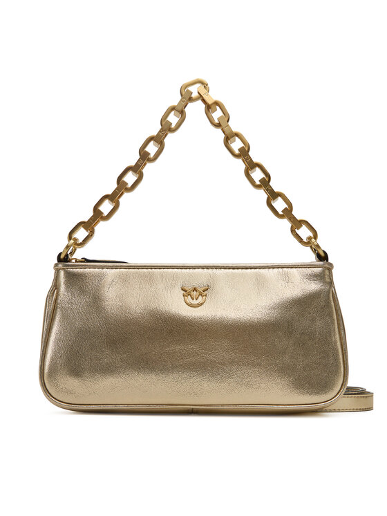 PINKO PINKO Käekott Half Moon Baguette Mini AI 25-26 PLTT 105069 A2O9 Kuldne