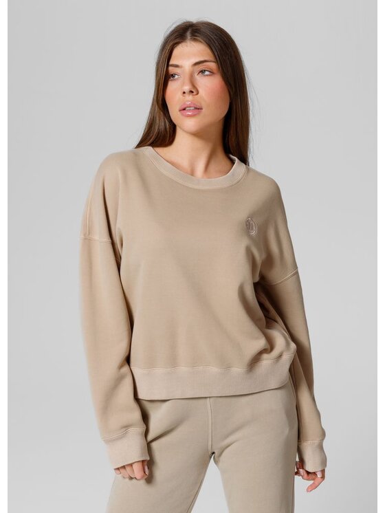 PITBULL PITBULL Bluza Bluza damska Washed Manzanita M/L Beżowy Oversize
