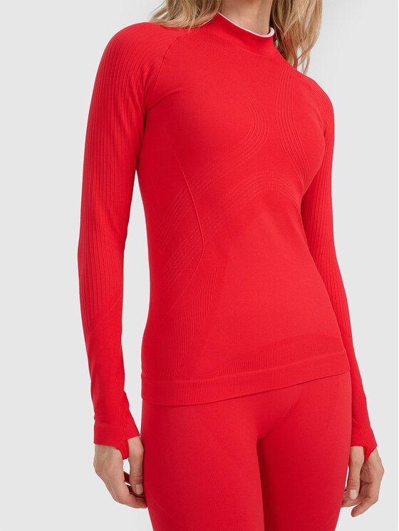 4F 4F Intimo termico pezzo sopra 4FWAW25USEAF205-62S Rosso
