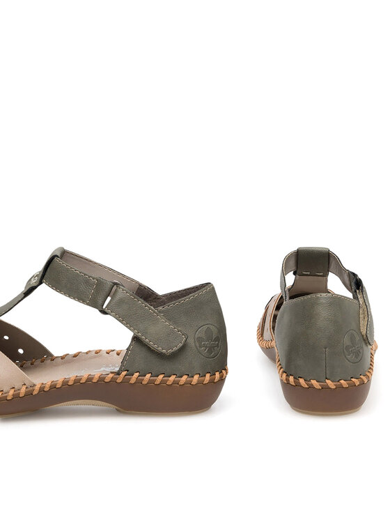 Rieker Rieker Sandalen M1655-54 Grün