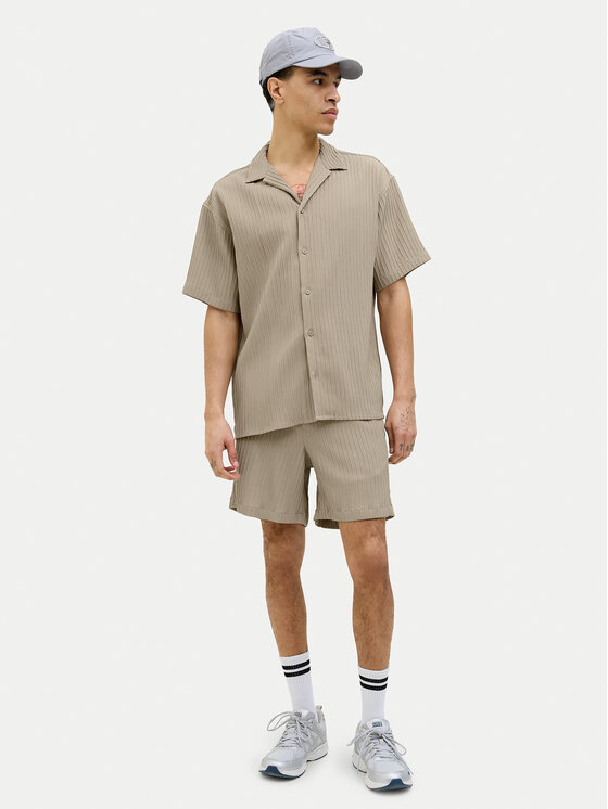 Jack & Jones Jack & Jones Szorty materiałowe Jaiden 12269672 Beżowy Relaxed Fit