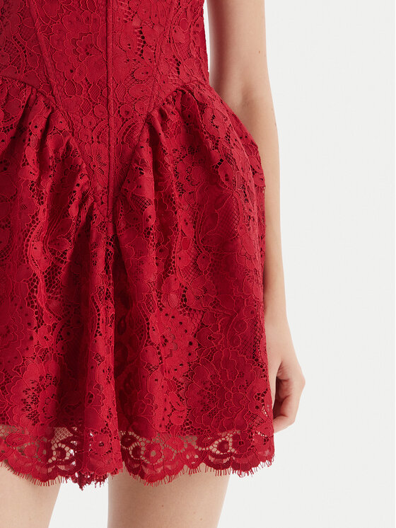 Bardot Bardot Cocktail obleka Luisa 60091DB Rdeča Regular Fit