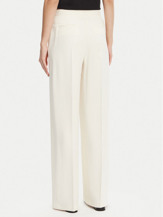 PINKO PINKO Spodnie materiałowe Pergamino 100331 A20Q Biały Regular Fit