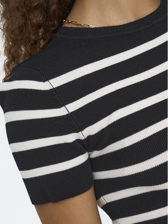 JDY JDY Marškinėliai Cirkeline 15307860 Juoda Slim Fit