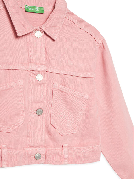 United Colors Of Benetton United Colors Of Benetton Giacca di transizione 21AQCN060 Rosa Regular Fit