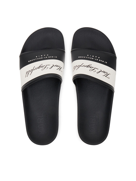 KARL LAGERFELD KARL LAGERFELD Šľapky KL70023 Čierna