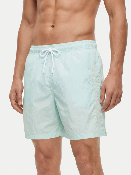 Emporio Armani Pantaloni scurți pentru înot EM000583 AF20425 U9059 Turcoaz