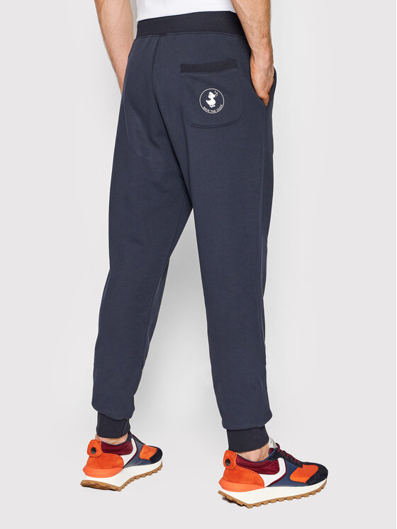 Save The Duck Save The Duck Sportinės kelnės DF0170U BLEE14 Tamsiai mėlyna Regular Fit