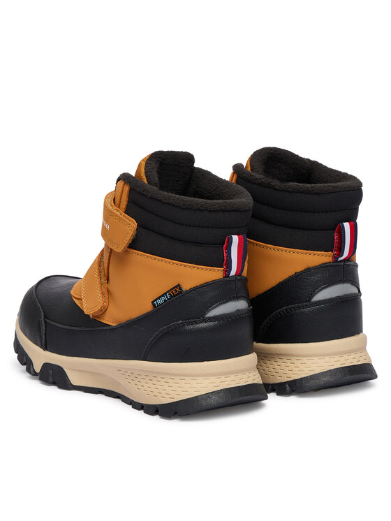 Tommy Hilfiger Tommy Hilfiger Stivali da neve Velcro Bootie T1X5-34134-1592 D Nero