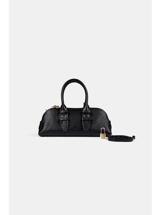 PINKO PINKO Torbica Bowling Bag Baguette Crna