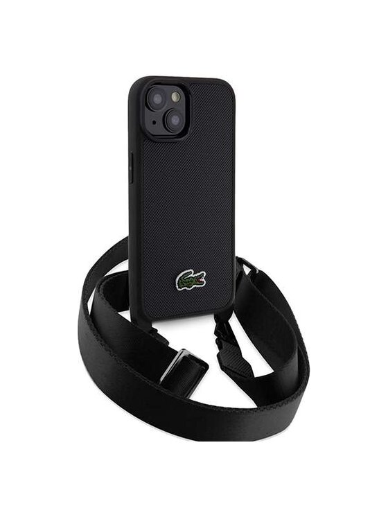 Lacoste Lacoste Etui na telefon Apple iPhone 15 Czarny