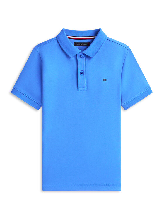 Tommy Hilfiger Tommy Hilfiger Polo Essential KB0KB10007 Niebieski Regular Fit