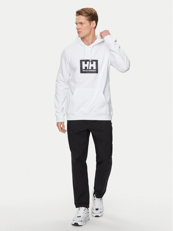 Helly Hansen Helly Hansen Majica dugih rukava Hh Box Hoodie 53289 Bijela Regular Fit
