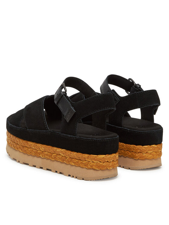 Ugg Ugg Espadrilles W Aubrey Ankle Strap 1167471 Fekete
