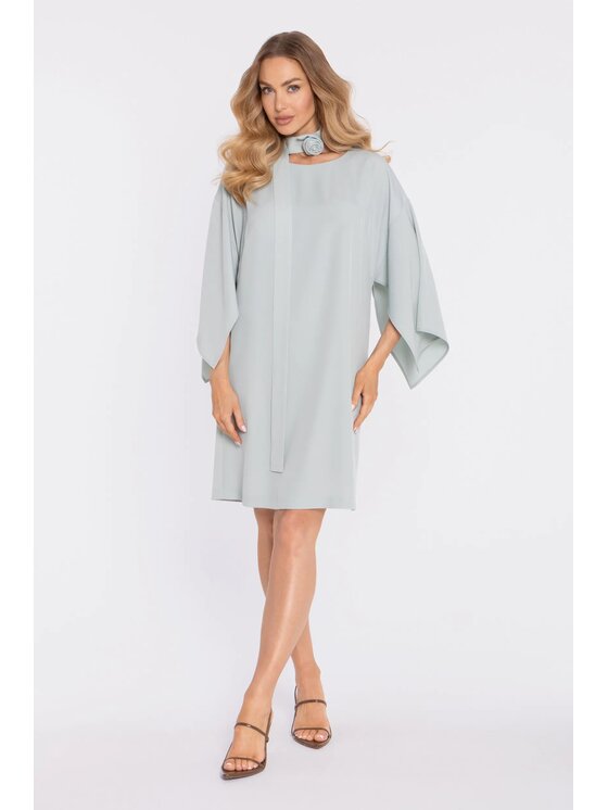 Made of Emotion Made of Emotion Abito da cocktail M908 Verde chiaro A-Line Fit