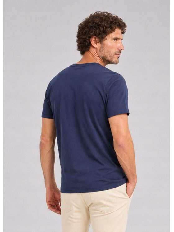 Wrangler Wrangler T-Shirt Americana Tee Niebieski Regular Fit
