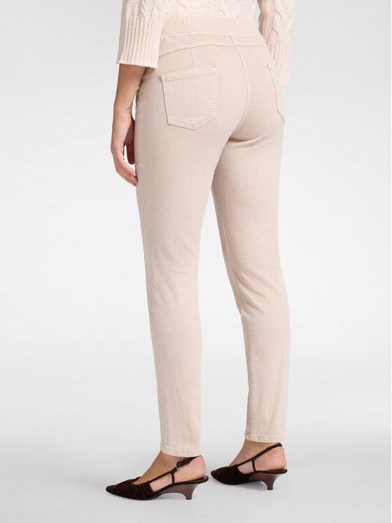 Elena Mirò Elena Mirò Spodnie materiałowe P152P000343N002 Écru Skin Fit
