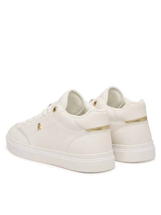 Tommy Hilfiger Tommy Hilfiger Sneakersy Th Chic Cupsole Mc FW0FW09595 Biały