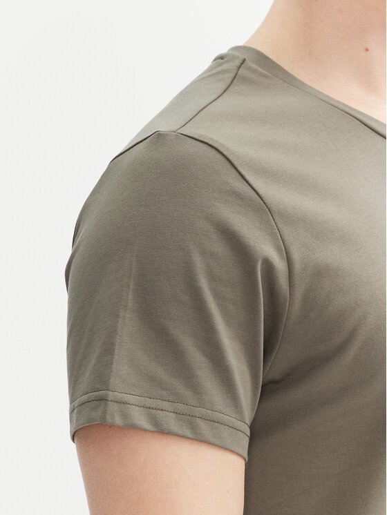 Aulp Aulp Póló Roque Khaki Regular Fit