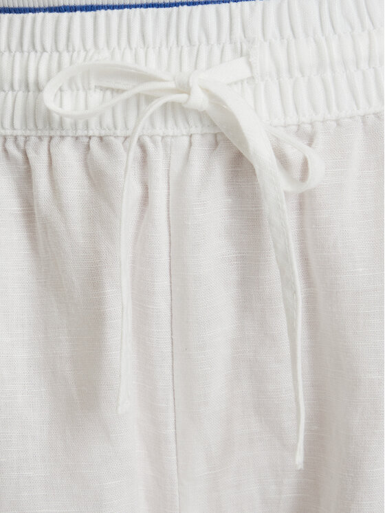 Tommy Jeans Tommy Jeans Pantaloni di tessuto DW0DW22285 Bianco Loose Fit