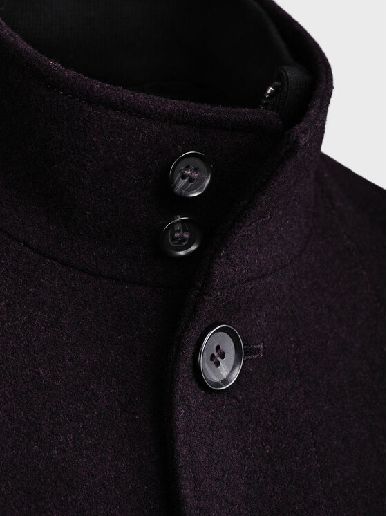 Evenemen Evenemen Płaszcz zimowy ANDARE Bordowy Slim Fit