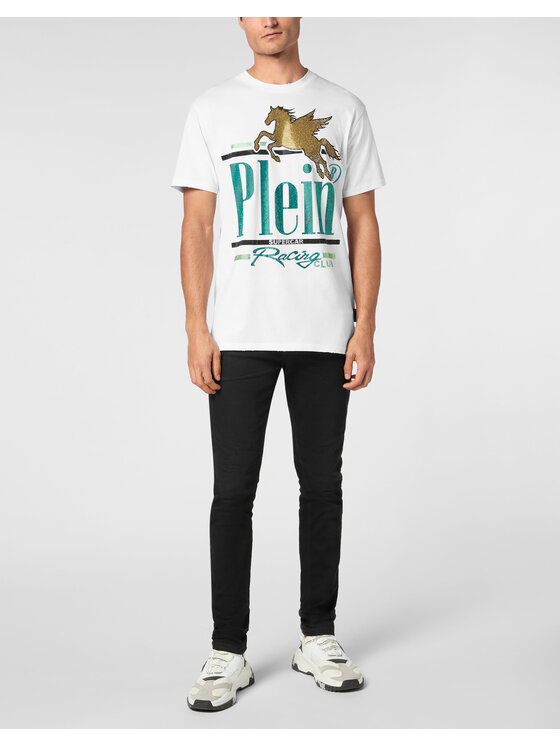 PHILIPP PLEIN PHILIPP PLEIN T-Shirt 21087 Bílá Regular Fit