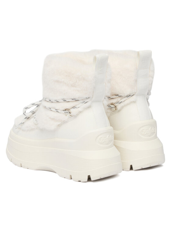 Buffalo Buffalo Śniegowce Olympia Fur Boot 18483 Biały