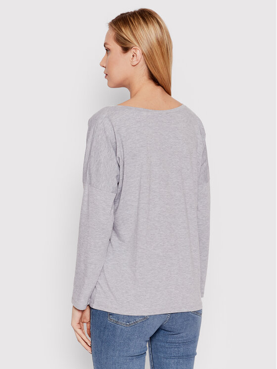 Blusa Simple Way DK-004 Grigio Relaxed Fit