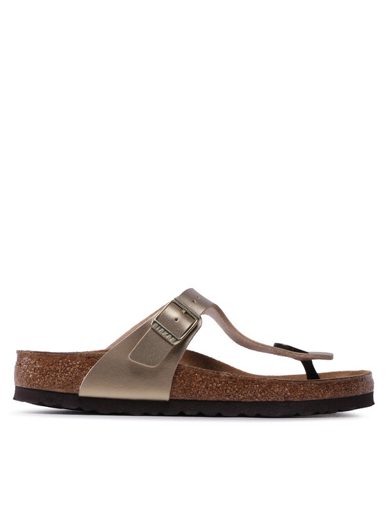Birkenstock Birkenstock Japonki Gizeh Bs 1016108 Złoty